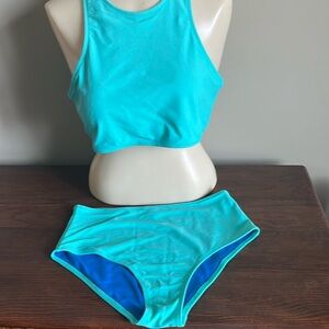 Old Navy High Waisted Swimsuit Top XL Bottom M NWOT